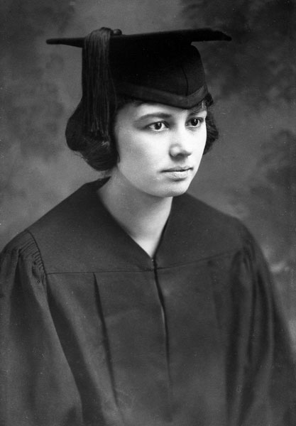 <johnie downer high school senior graduate cap and gown studio portrait>