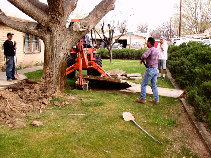 sidewalk removal