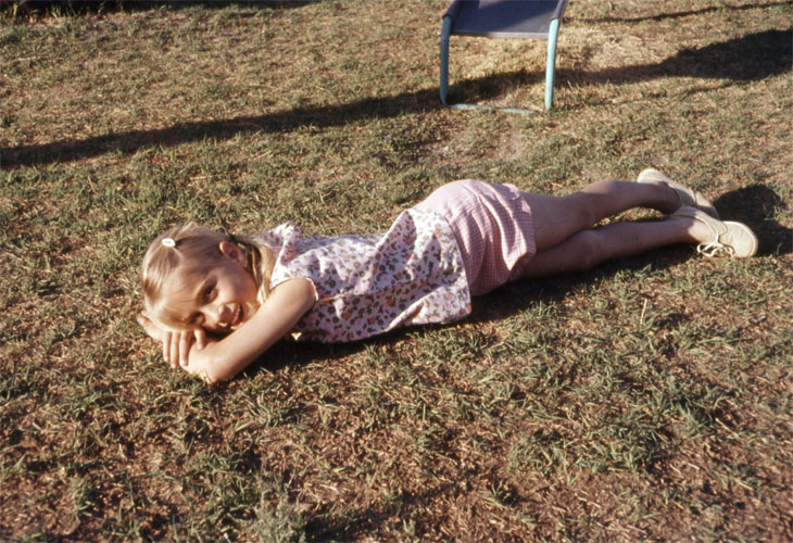 <kelly laying in backyard chilton ave>