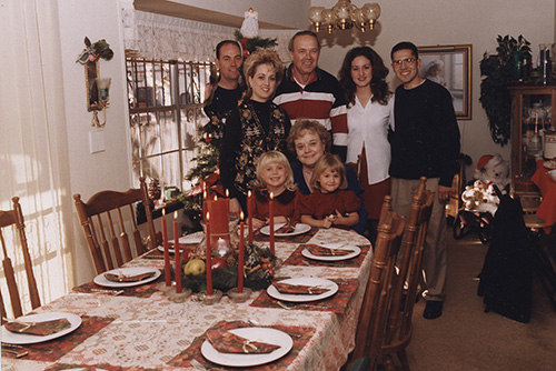 <christmas dinner at turner's house annette color him gone>