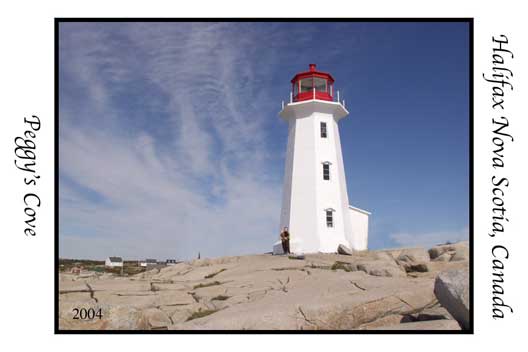 <peggy's cove light house>