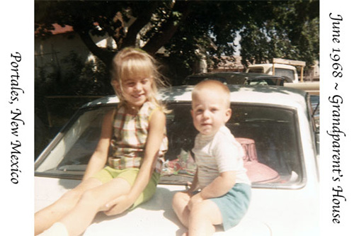 <kelly ron june 1968 grandparents house portales ford falcon>