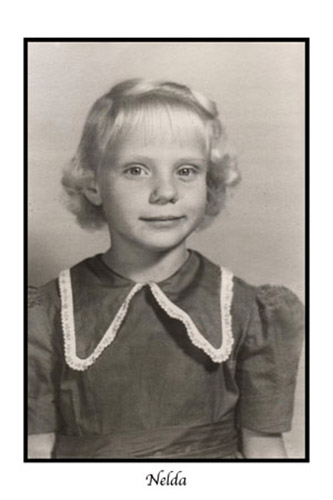 <young nelda seagler school photograph>