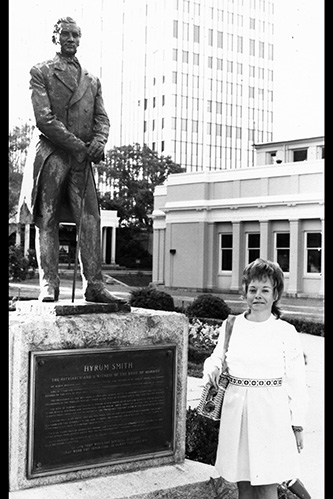 <salt lake city hyrum smith statue >