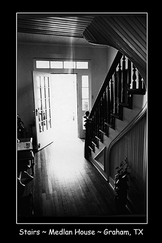 <stairs medlin house graham texas>