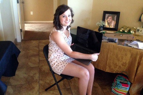 <rebecca new laptop computer for graduation present>