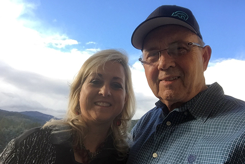 kelly and terry at the inn of the mountain gods mescalero, nm