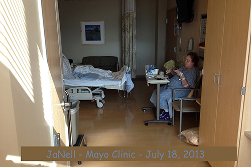 janell corner room mayo clinic july 18, 2013