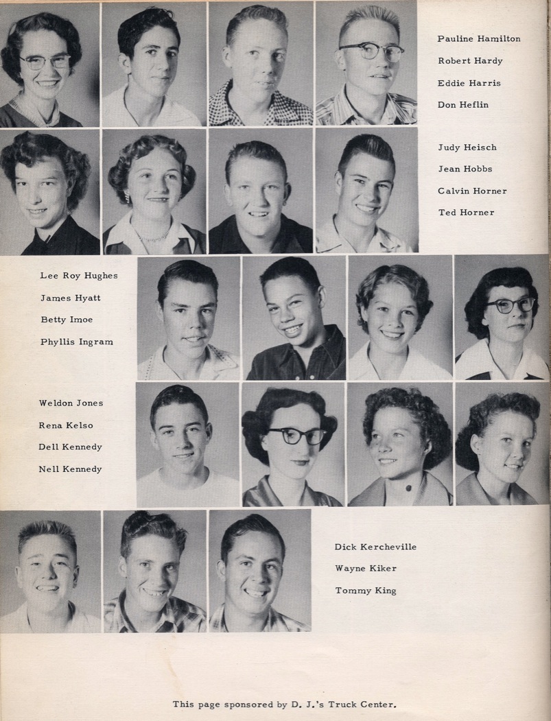 portales high school portales new mexico 1955 PHS pauline hamilton robert hardy eddie harris don heflin judy heisch jean hobbs calvin horner ted horner lee roy hughes james hyatt betty imoe phullis ingram weldon hones rena kelso dell kennedy nell kennedy dick hercheville wayne kiker tommy king this 