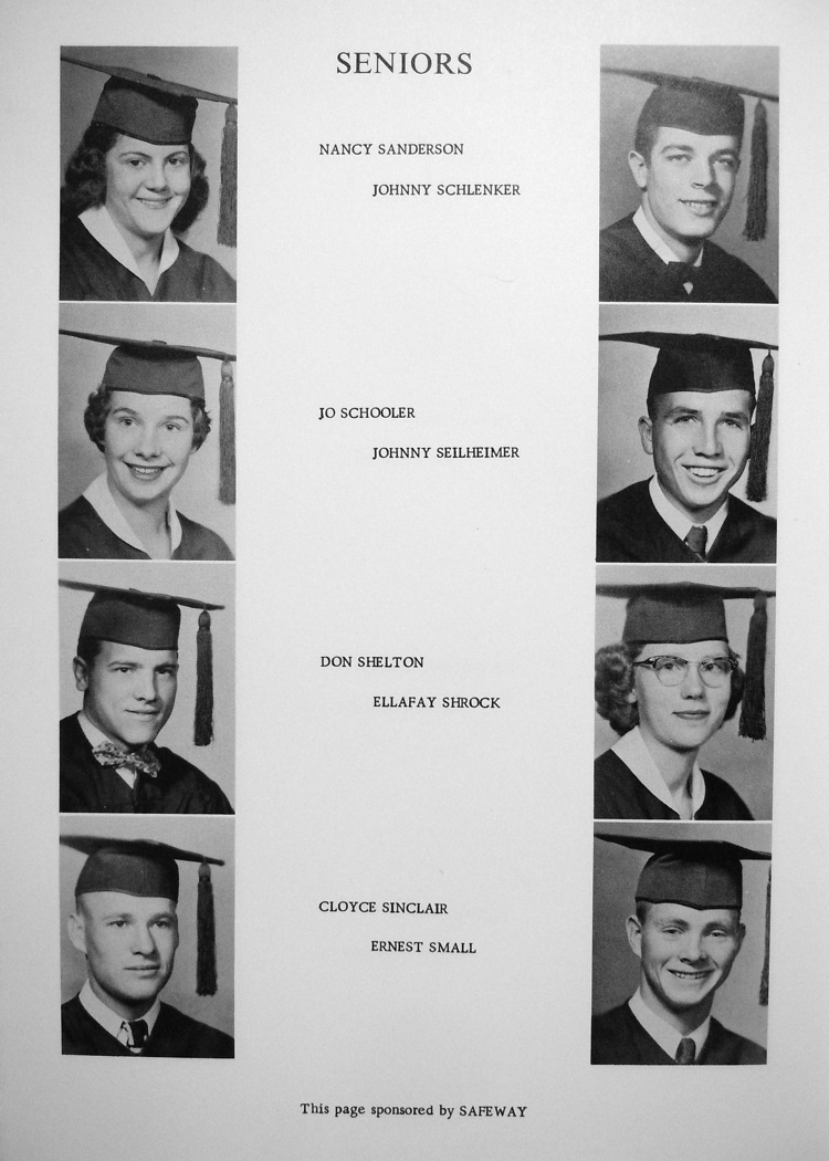 nancy sanderson johnny schlenker jo schooler johnny seilheimer don shelton ellafay shrock cloyce sinclair ernest small safeway stores ann smith margaret smith monty smith larry spears evelyn stockard jerry stokes keith stroup h. r. terry portales national bank 